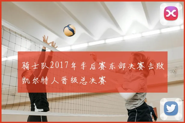骑士队2017年季后赛东部决赛击败凯尔特人晋级总决赛